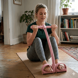 FlexPulse – Pedalbasiertes Trainingsgerät mit Widerstandsband für Dehnübungen, Bauch-, Bein-, Arm- und Ganzkörpertraining