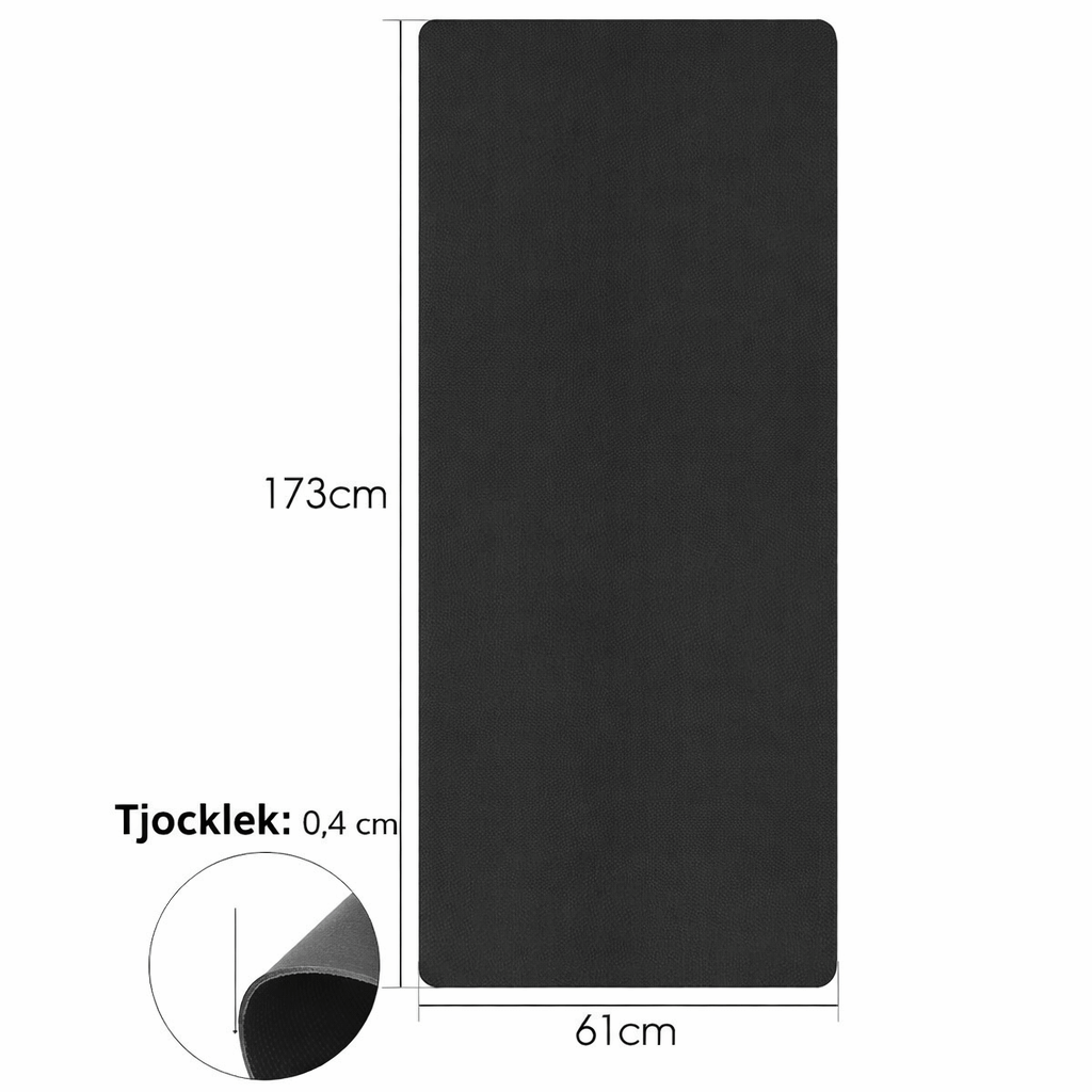 FlexiMat – Faltbare rutschfeste Yogamatte aus EVA mit 4 mm Dämpfung für Yoga, Pilates und Training