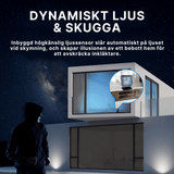 GlowGuard – LED TV-Simulator med Timer och Skymningssensor – Inbrottsskydd för Hem, Lägenhet och Studentrum