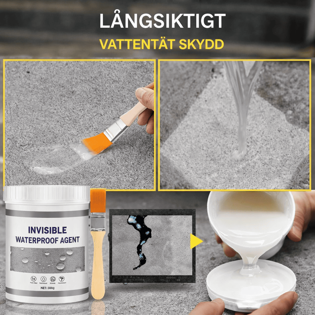 HydraCoat – Wasserfeste Deckfarbe | Transparente Oberflächenbehandlung zur Reparatur von Undichtigkeiten