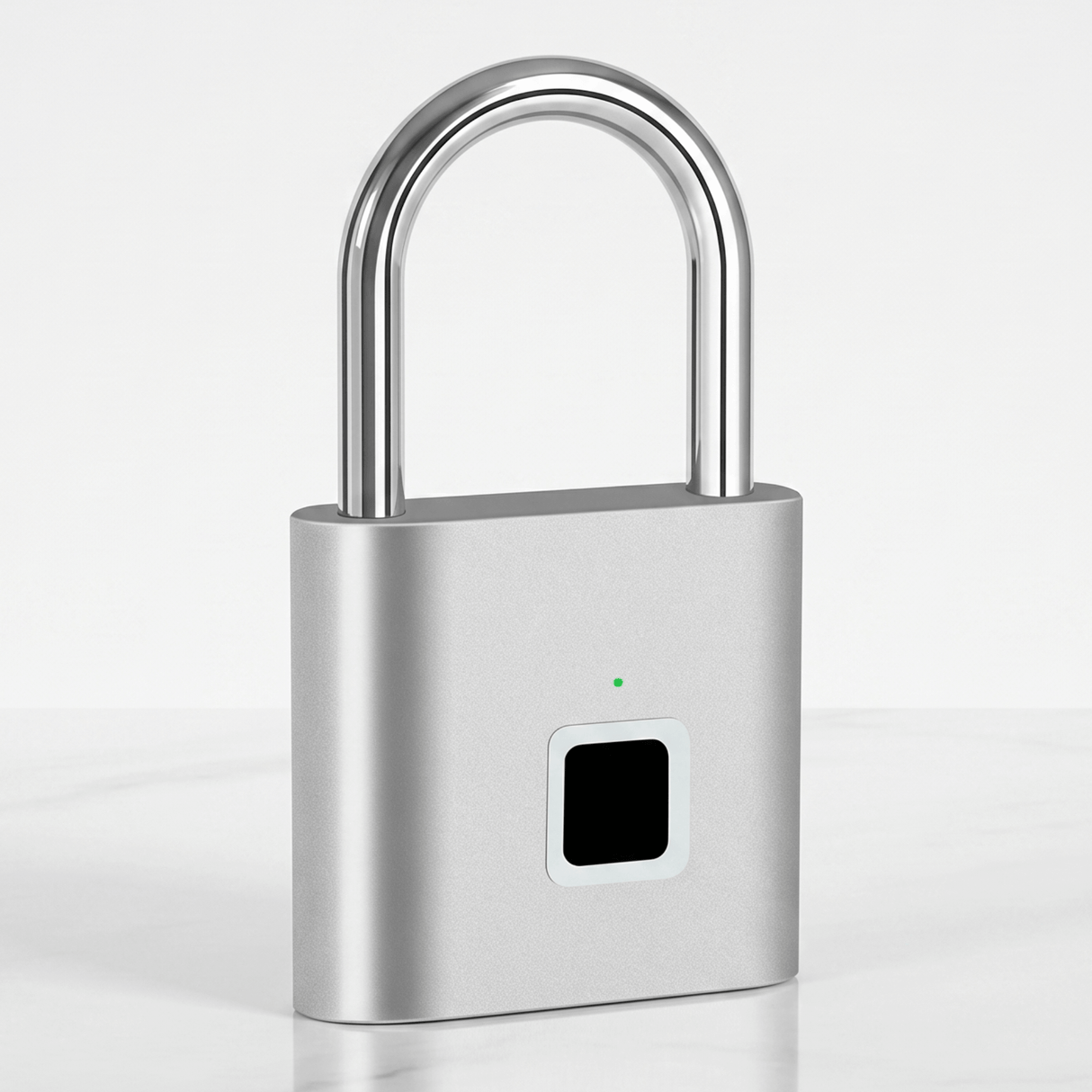 LockPrint – Smart Fingeravtryckslås med USB-laddning – Vattentätt Hänglås för Skåp, Dörr och Förvaring