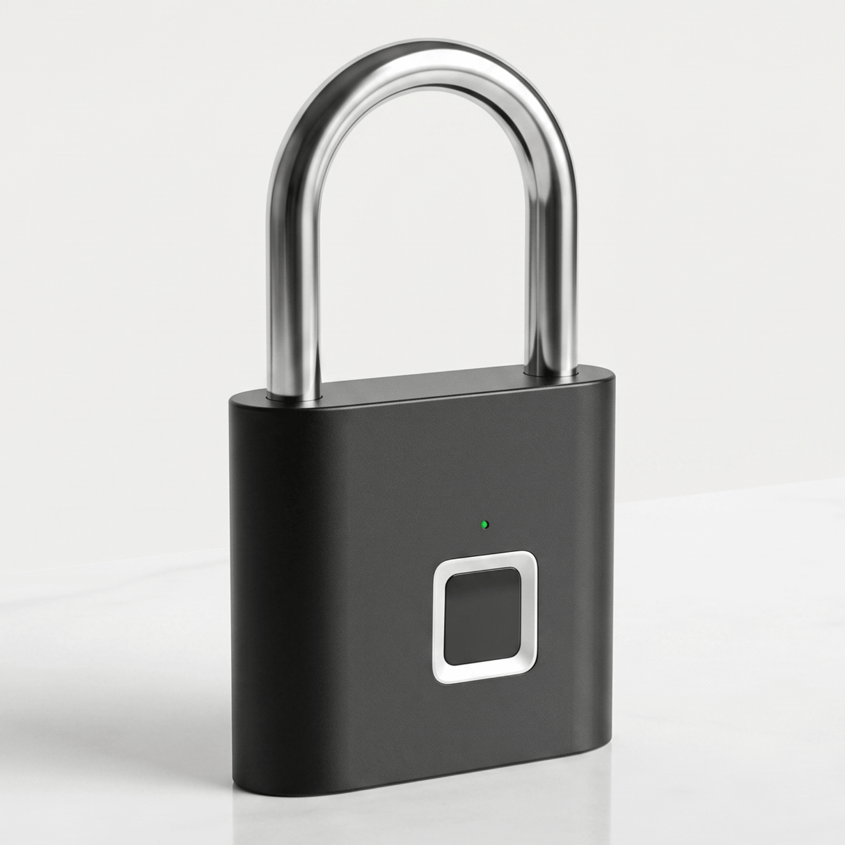LockPrint – Smart Fingeravtryckslås med USB-laddning – Vattentätt Hänglås för Skåp, Dörr och Förvaring