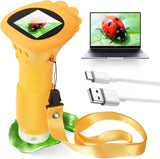 MicroPlay – Digitales Kindermikroskop mit 1000-facher Vergrößerung, 2-Zoll-IPS-Bildschirm sowie Foto- und Videofunktion