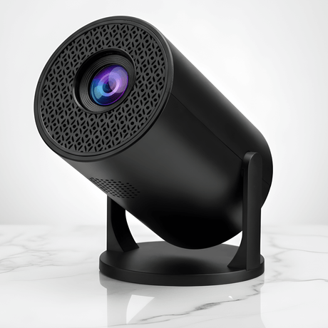 MiniBeam – Kabelloser Mini-Projektor mit Bildschirmfreigabe, 500 ANSI Lumen und 16:9-Unterstützung für Zuhause, Büro und unterwegs