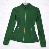 SilkMotion – Schlanke Yoga- und Trainingsjacke mit Reißverschluss, schnell trocknendem Material und anschmiegsamem Schnitt für einen aktiven Alltag