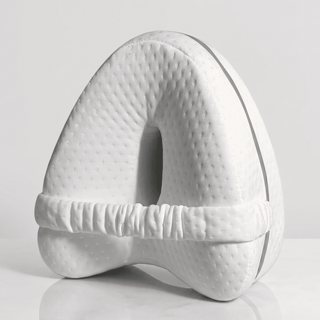 SleepAlign – Ergonomisches Memory-Schaum-Kissen für Beine und Knie, für Seitenschläfer – Lindert Schmerzen in Hüfte, Rücken und Ischias