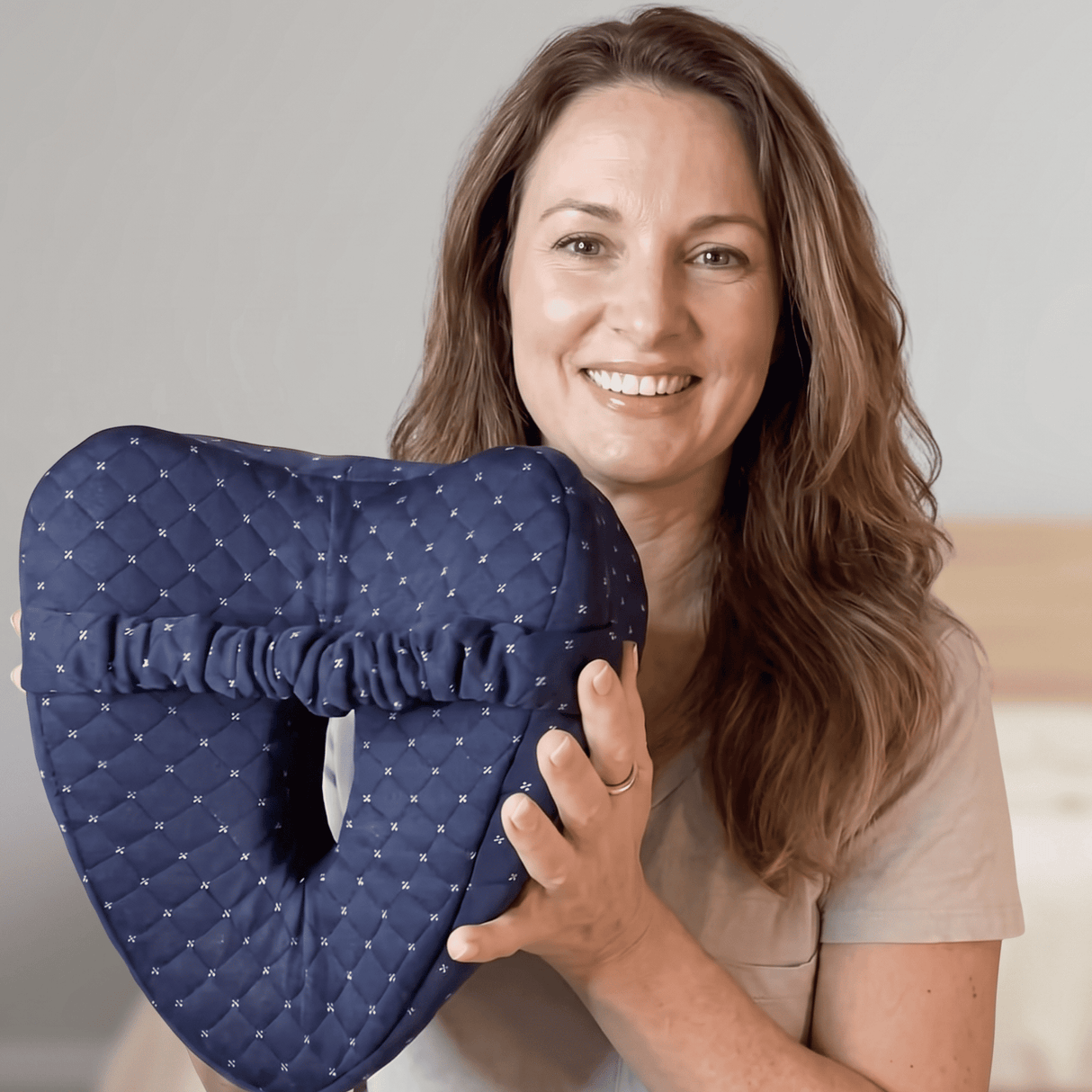 SleepAlign – Ergonomisches Memory-Schaum-Kissen für Beine und Knie, für Seitenschläfer – Lindert Schmerzen in Hüfte, Rücken und Ischias