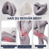SleepAlign – Ergonomisches Memory-Schaum-Kissen für Beine und Knie, für Seitenschläfer – Lindert Schmerzen in Hüfte, Rücken und Ischias