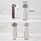 SpinFill – 4-in-1-Drehspender für unterwegs mit auslaufsicheren 40-ml-Nachfüllflaschen – Kompakte Reiseflasche