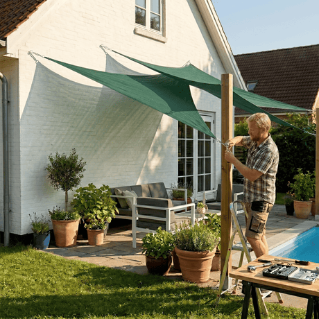 Dreieckiges wasserdichtes Solarsegel