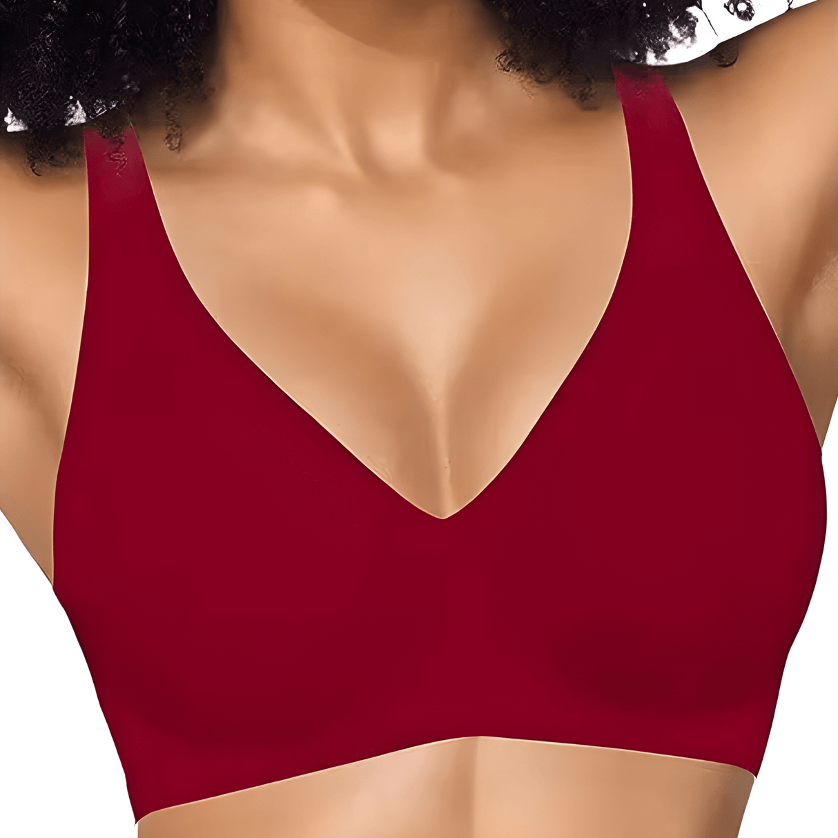 VeloraLift – Nahtloser Bügel-BH mit Vollschalen, tiefem V-Ausschnitt und vorgeformten Cups für optimalen Tragekomfort im Alltag