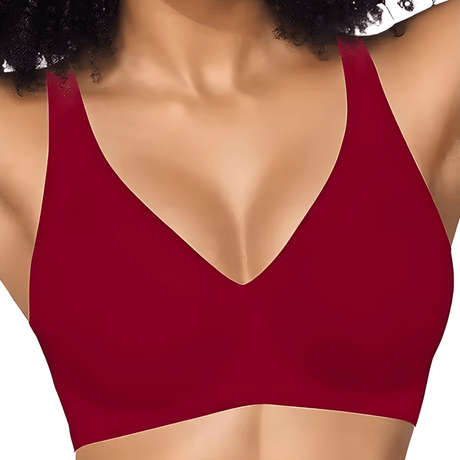 VeloraLift – Nahtloser Bügel-BH mit Vollschalen, tiefem V-Ausschnitt und vorgeformten Cups für optimalen Tragekomfort im Alltag