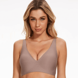 VeloraLift – Nahtloser Bügel-BH mit Vollschalen, tiefem V-Ausschnitt und vorgeformten Cups für optimalen Tragekomfort im Alltag