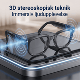 VoxLens – Smarta AI-Glasögon med Kamera, Realtidsöversättning och Röststyrning – 4K Video, Samtal och Musik
