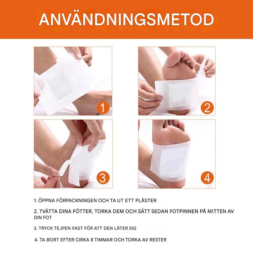 SootheStep - Natürliche Ingwer-Fußpflaster | Für alle, die Entspannung, Reinigung und besseren Schlaf suchen