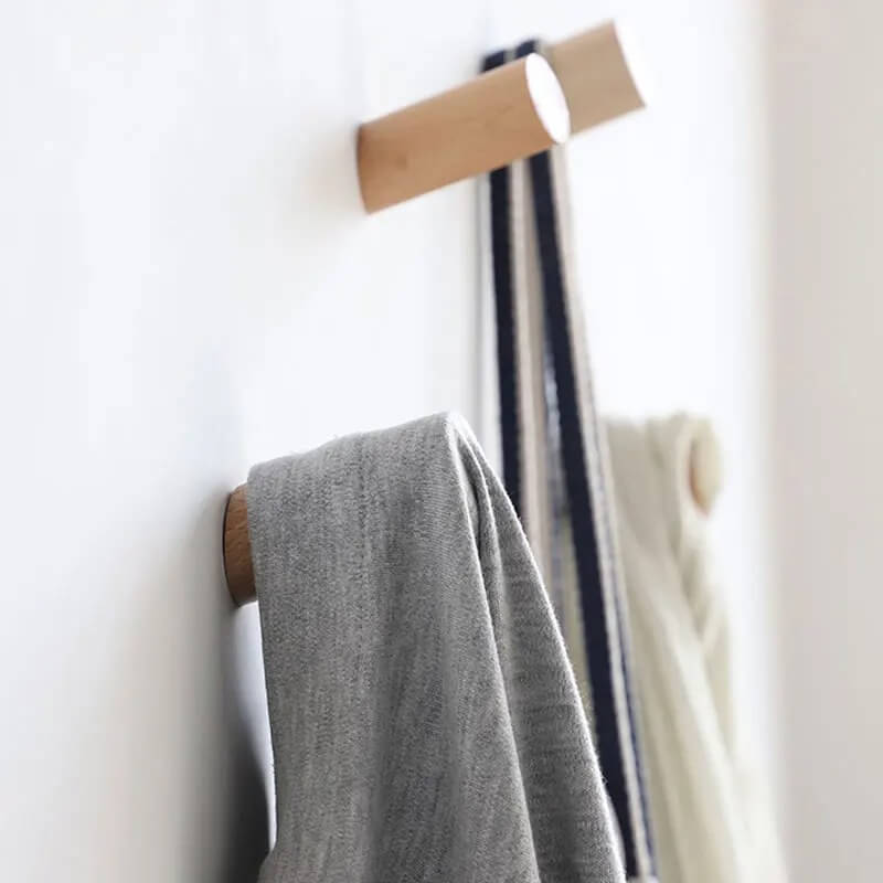 BarkHook – Wandmontierter Holzhaken für Kleidung, Schlüssel und Accessoires | Stilvolle Aufbewahrung in natürlichem Design