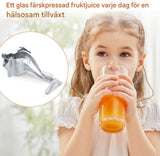 Fruit Squeezer - Manuelle Saftpresse aus Aluminium | Einfaches Auspressen von Zitrusfrüchten, Granatäpfeln und mehr