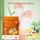 SootheStep - Natürliche Ingwer-Fußpflaster | Für alle, die Entspannung, Reinigung und besseren Schlaf suchen