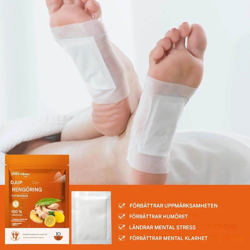 SootheStep - Natürliche Ingwer-Fußpflaster | Für alle, die Entspannung, Reinigung und besseren Schlaf suchen