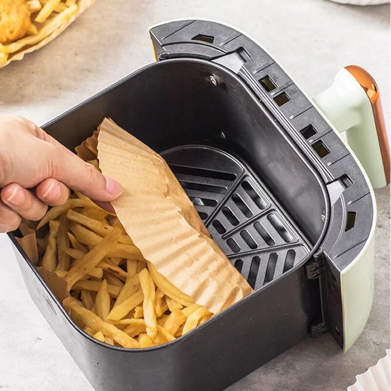 FryClean – Einwegpapier für Airfryer | Für eine sauberere Küche und weniger Abwasch