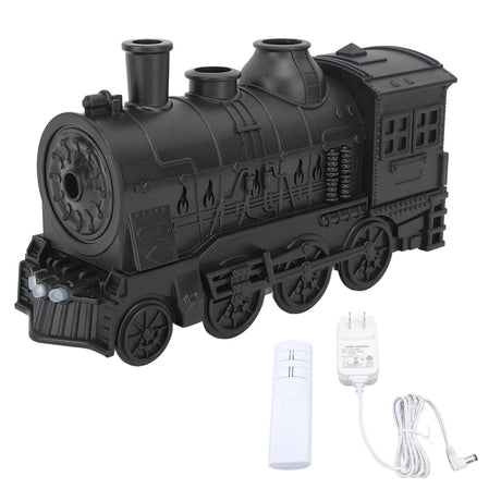 TrainAroma - Luftbefeuchter & Aroma Diffusor mit LED und Fernbedienung | Einzigartiges Zug inspiriertes Design