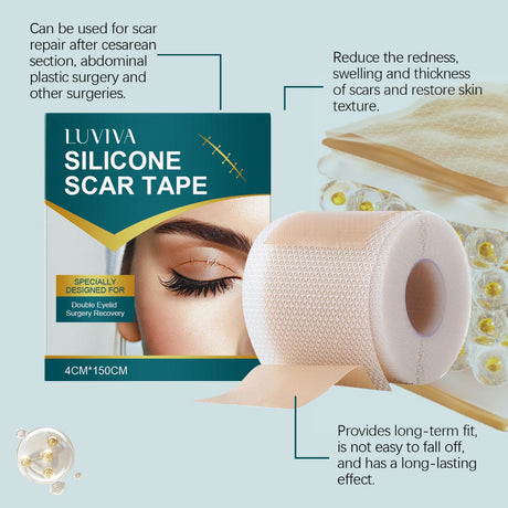 Luviva – Hochwertiges Silikonpflaster zur Behandlung von Narben und Falten
