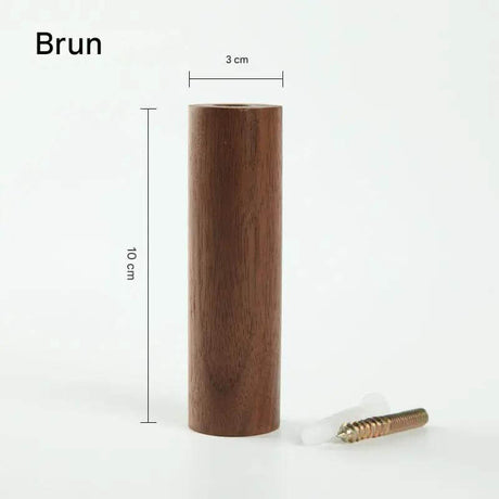 BarkHook - Wandmontierter Holzhaken für Kleidung, Schlüssel & Accessoires | Stilvolle Aufbewahrung in natürlichem Design