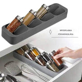 CutliBox - Intelligente Küchenaufbewahrung für Besteck, Messer und Gewürzflaschen | Multifunktionaler Organizer