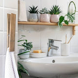 RustiClip - Wandmontierte Riesen-Wäscheklammer aus Holz | Rustikaler Handtuchhalter in dekorativem Design