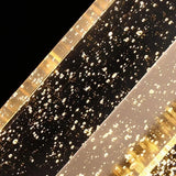 LuxeAngle - Wandleuchte mit Bubble Crystal und vergoldetem Metall | Elegante und luxuriöse dekorative Beleuchtung für Schlafzimmer & Wohnzimmer