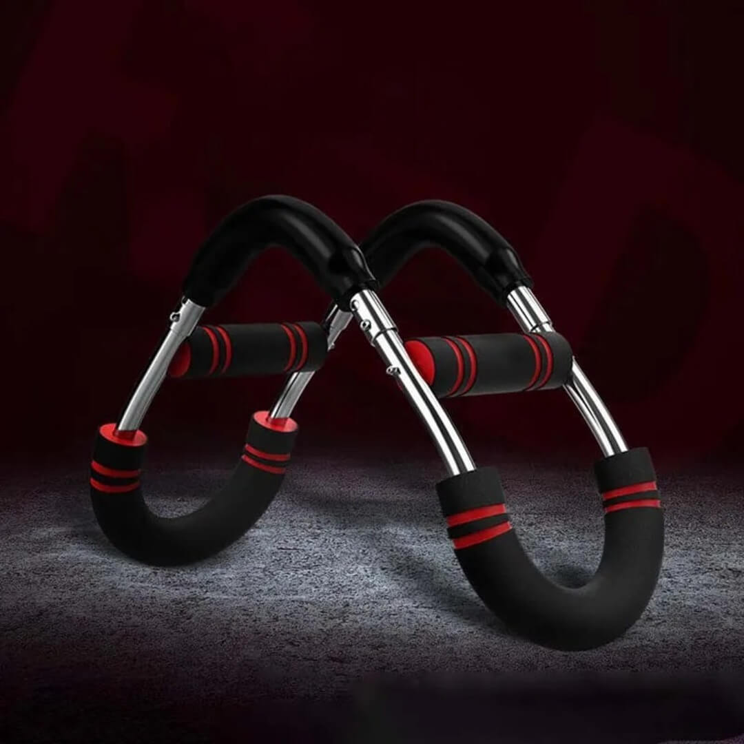 PowerFlex - Verstellbarer Brust & Armtrainer | U-förmiger Expander für Krafttraining mit griffsympathischem Schaumstoff