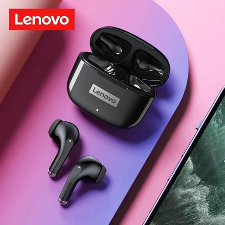 Lenovo LP40 Pro - kabellose Bluetooth 5.1-Kopfhörer | Hi-Fi-Sound, Touch-Steuerung, Ladeschale und Mikrofon