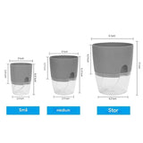 AquaBloom - Selbstbewässerungstopf mit Doppelschicht | macht die Pflanzenpflege so einfach wie nie