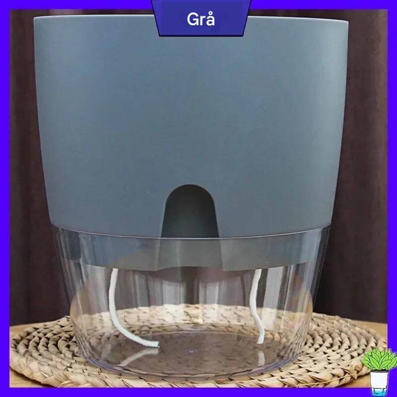 AquaBloom - Selbstbewässerungstopf mit Doppelschicht | macht die Pflanzenpflege so einfach wie nie