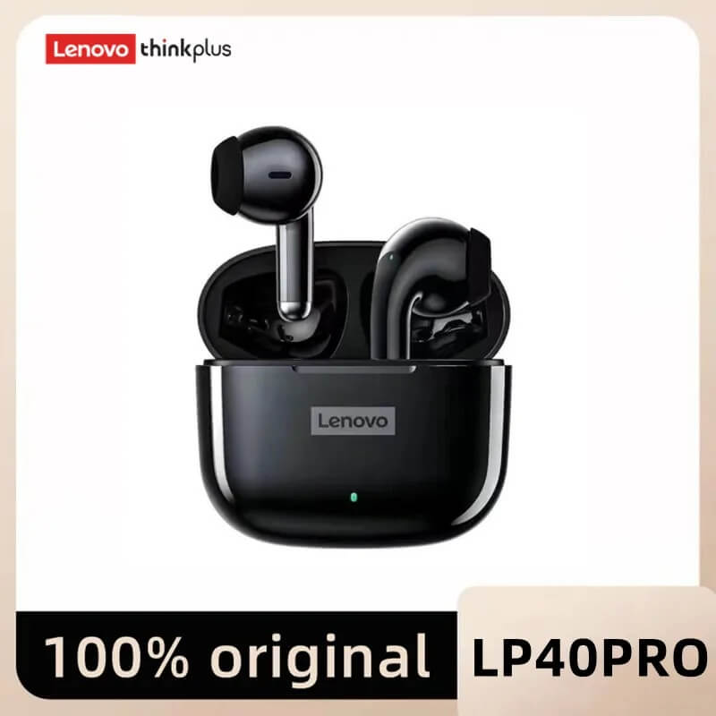 Lenovo LP40 Pro - kabellose Bluetooth 5.1-Kopfhörer | Hi-Fi-Sound, Touch-Steuerung, Ladeschale und Mikrofon