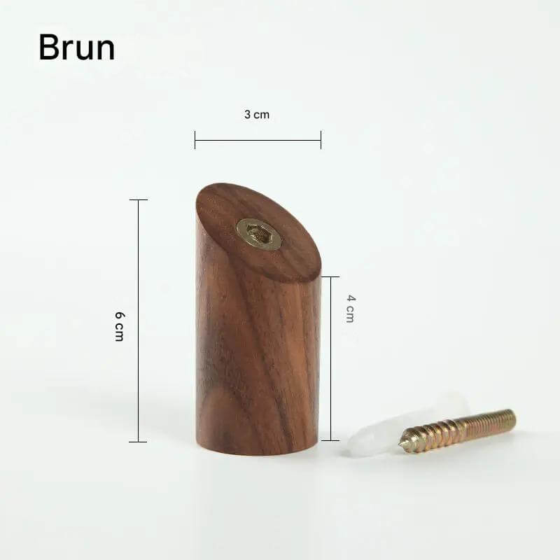 BarkHook – Wandmontierter Holzhaken für Kleidung, Schlüssel und Accessoires | Stilvolle Aufbewahrung in natürlichem Design