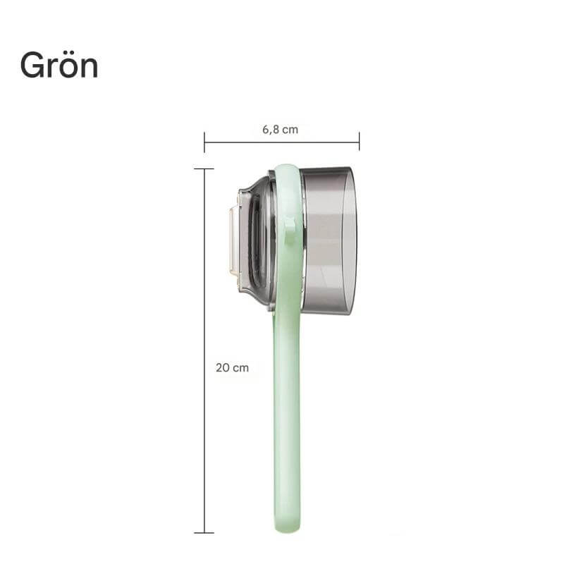 PeelPod - Schälmesser mit integrierter Aufbewahrungsbox | Smartes Küchenwerkzeug für weniger Verschüttungen