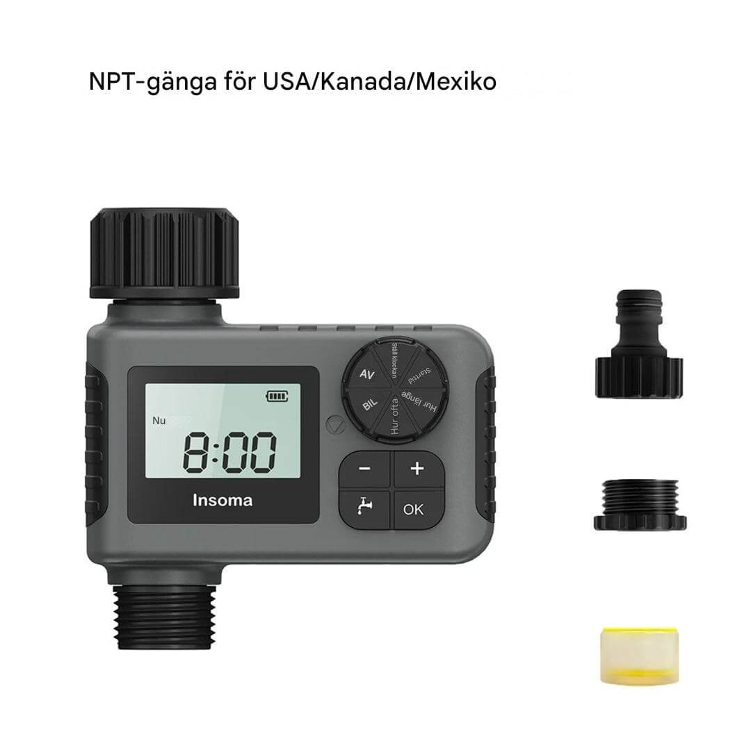 AquaSentry - Automatische Bewässerungsuhr mit LCD-Display und intelligenter Regenverzögerung | Für eine einfachere Gartenarbeit