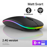 VibeGrip - Kabellose ergonomische RGB-Maus | Stil, Komfort und Präzision in einem