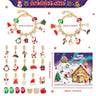 Charméa - 24 Tage Schmuck-Adventskalender für Mädchen und Frauen mit Weihnachtsanhängern und Armbändern
