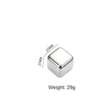 FrostGleam - Edelstahl Eiswürfel Set | Wiederverwendbare Eiswürfel für Whiskey, Wein & Cocktails - Stilvoll, kühl & Keine Verdünnung