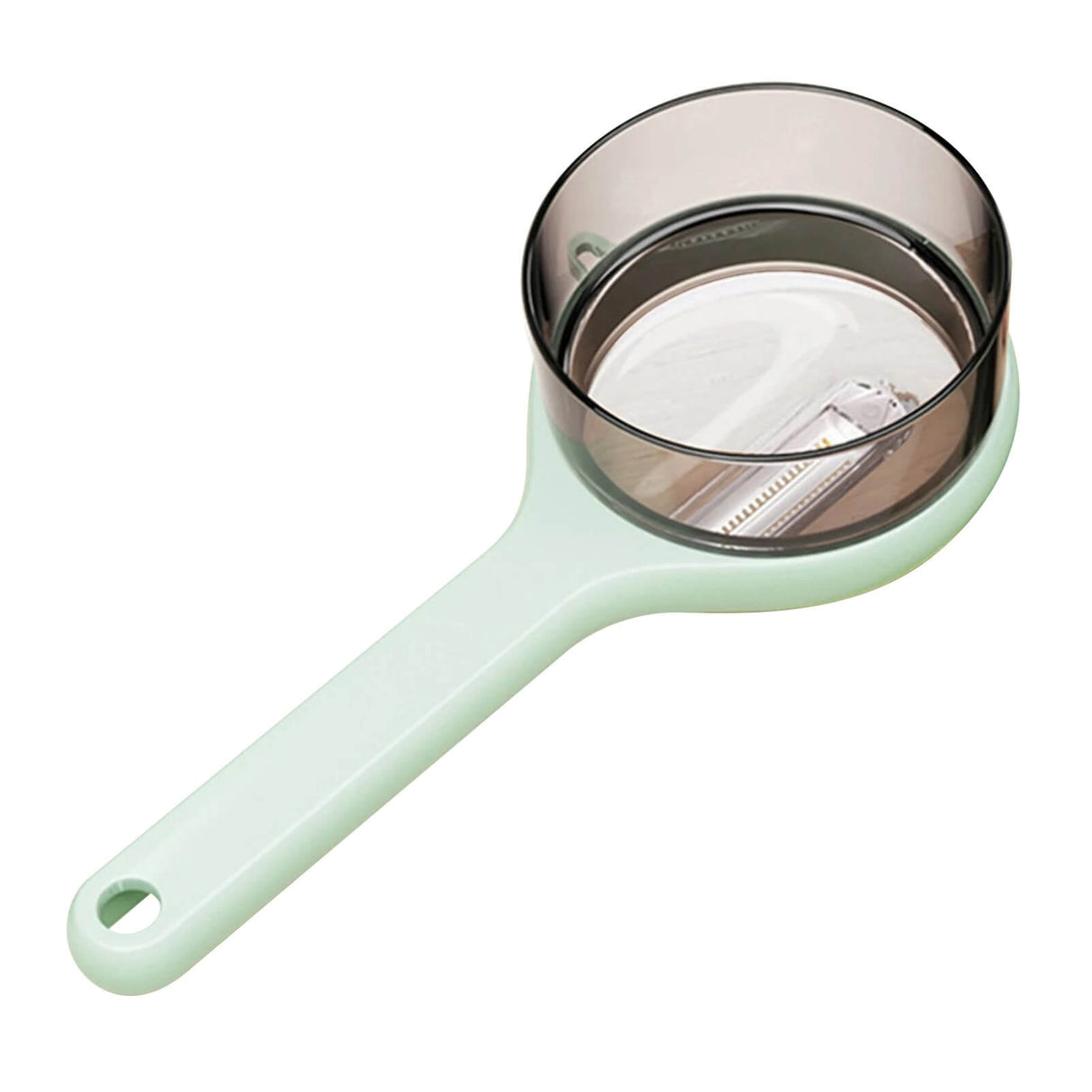 PeelPod - Schälmesser mit integrierter Aufbewahrungsbox | Smartes Küchenwerkzeug für weniger Verschüttungen